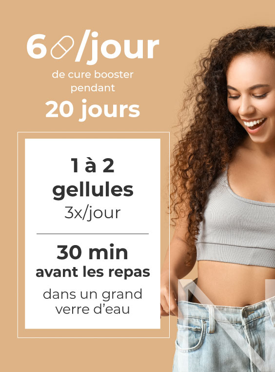 Cure-bosster-perte de poids-bruleur de graisse- minceur-complément-alimentaire