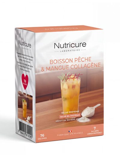 Boisson-Pêche-&-Mangue-Collagène-Hyperprotéinée